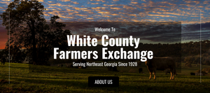 White County Farmer Exchange welcome banner
