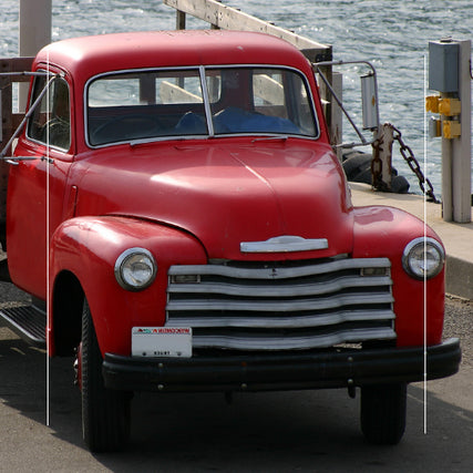 DeliveryOld red truck