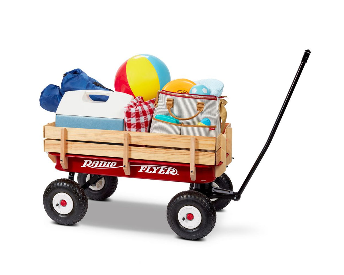 Radio Flyer All-Terrain Steel & Wood Wagon - Cleveland, GA - White