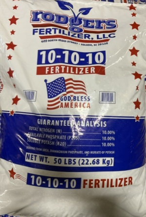 Rodgers Fertilizer 10-10-10 Bagged Fertilizer