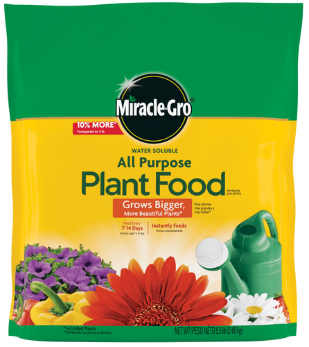 Miracle-Gro® Water Soluble All Purpose Plant Food (5.5 Lbs)