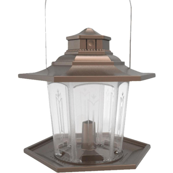 Stokes Select SureFill No Spill Bronze Plastic Lantern Bird Feeder