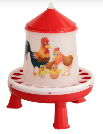 Little Giant Illustrated Poultry Feeder with Legs