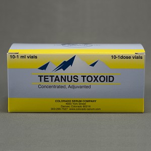 Colorado Serum Company Tetanus Toxoid Concentrate 10x1mL