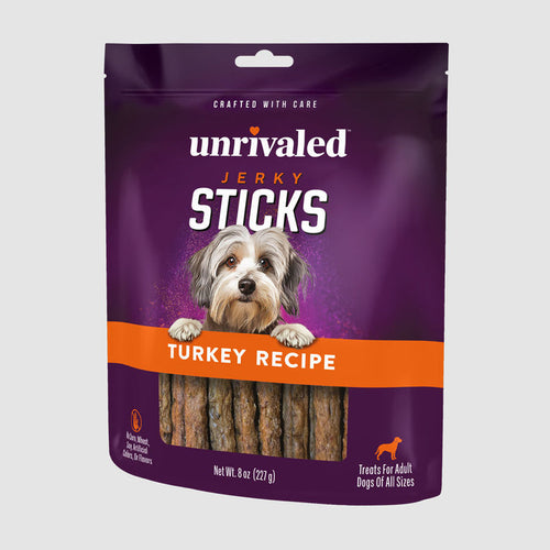 Unrivaled Jerky Sticks - Turkey Recipe Dog Treats