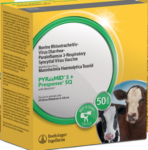 Boehringer Ingelheim Pyramid 5 + Presponse SQ Cattle Vaccine (10-Dose)