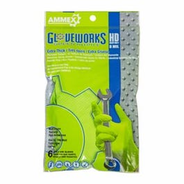Nitrile Gloves, Heavy-Duty, Green, One Size, 6-Ct.