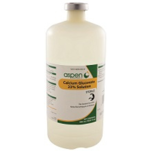 Aspen Veterinary Resources Calcium Gluconate 23% Solution - 500 mL (500 mL)