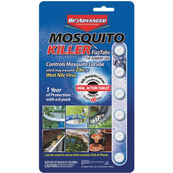BioAdvanced Ready To Use Tablet Mosquito Killer (4-Pack)