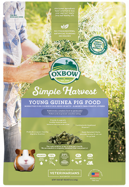 Oxbow Simple Harvest Young Guinea Pig (4 Lb.)